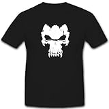 plantilla calavera monster high para imprimir  Monster Calavera Cráneo Calavera Cadáver – Camiseta # 4368-xxx negro Medium