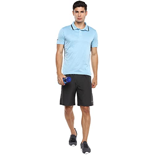 Image of Nivia Men's Sports Shorts (2037XS7 Grey /Royal Blue S)