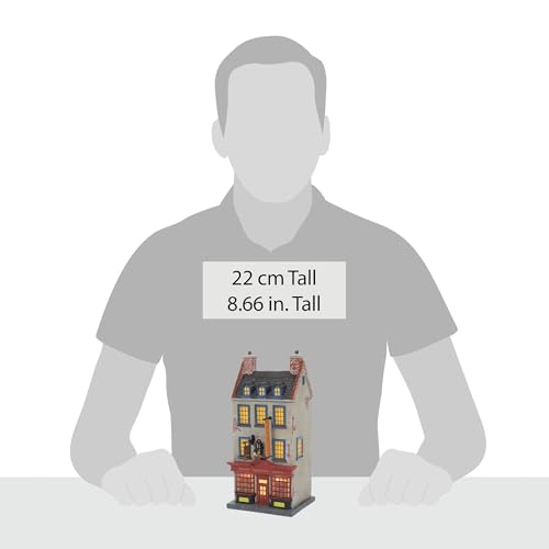 Department 56 Harry Potter Village Quality Quidditch Supplies Lit Building, 8.58 Inch, Multicolor