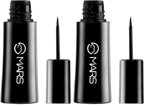 Image of MARS Hyper Smooth Water Resistant Eyeliner | Long Lasting | Smudge Proof | One Swipe Precise Application Eye Liner for Women (10 gm) (Pack of 2)