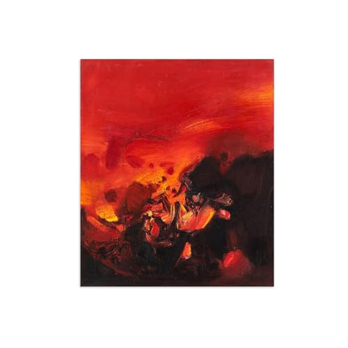 Tableau sur Toile Abstrait 11 DEEBOW Image sur Toile Décorative Moderne 40x50cm