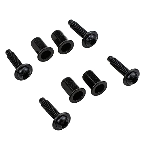 RLB-HILON Tailgate Molding Cap Hardware Kits (4PCS Screw Bolts and 4PCS Nuts) Compatible with Chevrolet GMC Silverado Sierra 2007-2013 and More