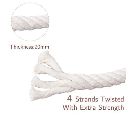 Corde de coton pour cintre à plantes robuste et grand format - 4