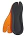 Handmade Tabi Orthopedic Leather Insoles – Split Toe Shoe Inserts for Comfort and Arch Support – Ideal for Jika Tabi, Japanese Shoes, Martial Arts, Indoor Use, US Men's(10-10½), EU(43-44)