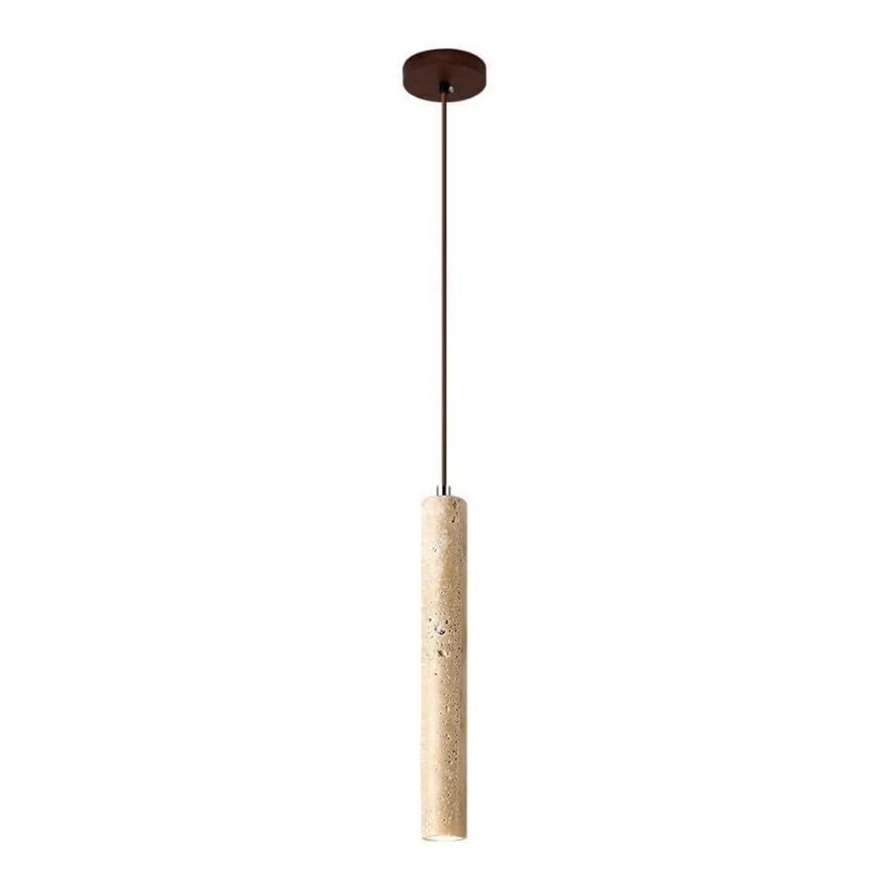 Lámpara Colgante lineal de piedra con LED regulable en 3 colores para isla de cocina
