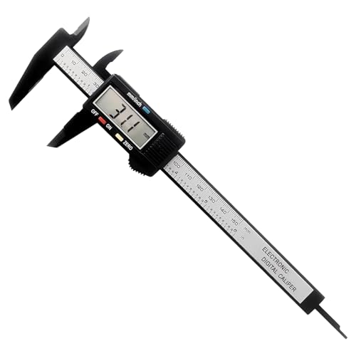 Image of Digital Vernier Caliper, Calipers Measuring Tool 0-150mm/0-6'', Electronic Micrometer Caliper with LCD Screen, Auto-off