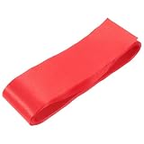 MOKKHNB Zielgurt Abschlussband 8m x 5cm Polyester Rot für Sprintlauf Ziellinie bei Leichtathletik Wettbewerben