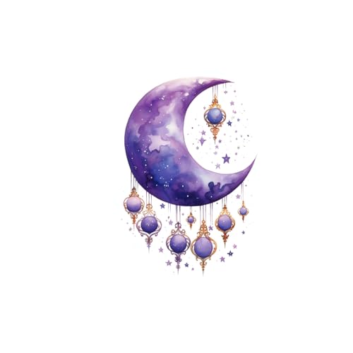 Vinilo Decorativo Star Moon Dream Purple 20x30 cm miniatura 6