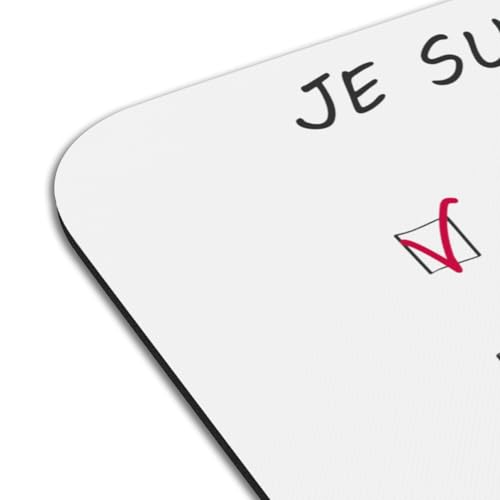 Sets de table homme je suis parfait grand format lot de 4 - 4
