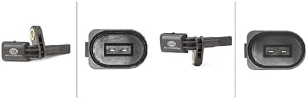 HELLA 6PU 012 039-011 Sensore, velocità della ruota - 12V - 2 poli e sensore HELLA 6PU 012 039-021, velocità della ruota - 12V - 2 poli - asse anteriore destro