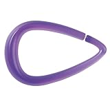 Spirella 10.14721 Duschvorhang-Ringe 12 Stück, Drop Clear-Violet