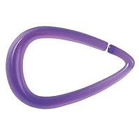 Spirella 10.14721 Duschvorhang-Ringe 12 Stück, Drop Clear-Violet
