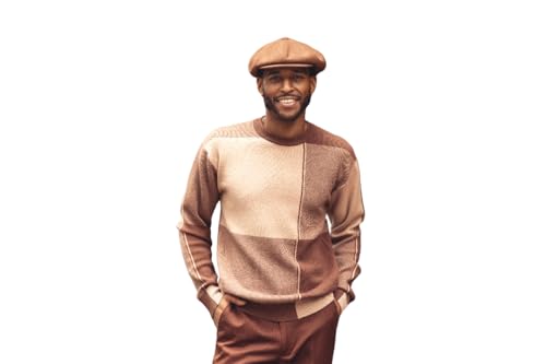 Men’s Block Knit Sweater - SW-101