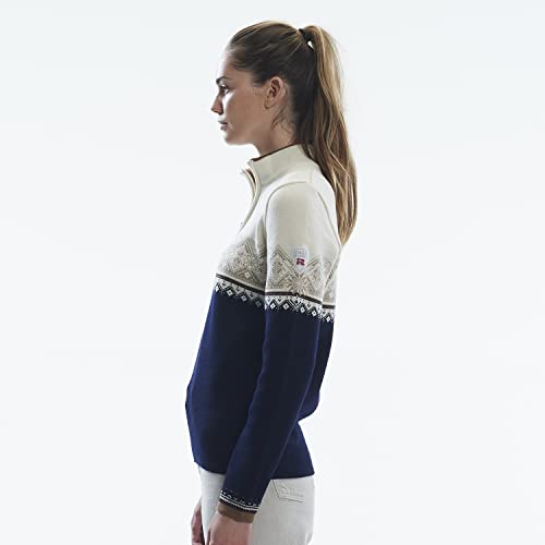 Image of Dale of Norway Moritz Women's Sweater - 100% Merino Wool Sweater for Women - Women's Pullover Sweaters - Ladies Sweater