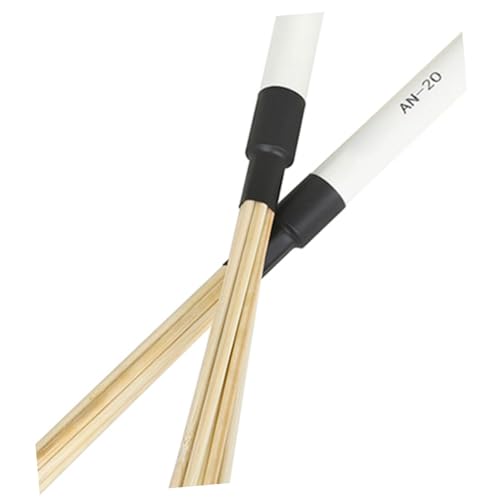 MAGICLULU Palillos de percusión de madera para jazz y cajón, palillos versátiles para bateristas adultos y principiantes, accesorio resistente para práctica de batería miniatura 3