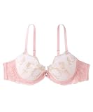 [ニッセン] MTF ロマンティックバニーMTFうさぎさん刺しゅうブラジャー サーモンピンク A105