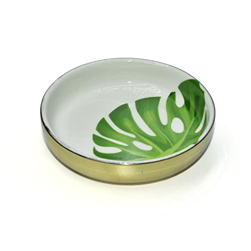 Trinket Dish Made of Premium And Durable Ceramic Tray, Natural Colorful Glaze And Printed By Boutique Signature, . Prefect Gift And Use In All occasions. This is a satisfying gift and a surprise.