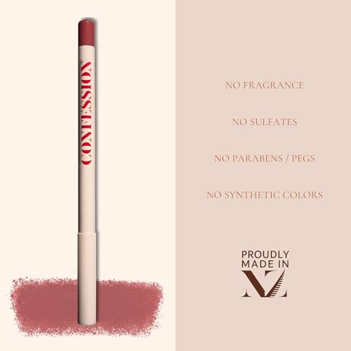 ed&i body OMG Cute Lip Smudge - Lip Liner Pencil for Defined, Natural Lips Matte, Smudge Proof, Long-Lasting Lipliner Finish, Soft Texture & Precision Application for All-Day Wear - Colour Confession — view 6