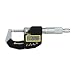 MeterTo IP65 Waterproof Digital Micrometer, Thickness Gauge, Thickness Measuring Tools, Range: 75-100mm, Resolution: 0.001mm, mm/inch, ABS/REL Mode Switch