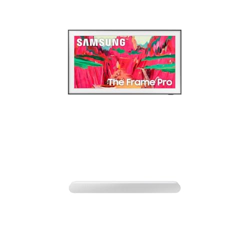 Image of Samsung 85-Inch Class The Frame Pro LS03FW 4K Neo QLED Mini LED Smart TV (2025 Model) + SAMSUNG S61D 5.0ch Soundbar w /Wireless Dolby Atmos Audio, All-in-One Design, Q-Symphony, HW-S61D /ZA