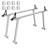 71' Aluminum Truck Ladder Rack, 800 Lbs Capacity Truck Rack, Heavy Duty Universal Pickup Truck Bed Rack with...