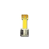 Disfruta de la doble función SIM con la función de tarjeta SD. Disfrute de la doble función SIM de su teléfono y de la memoria de la tarjeta SD con esta extensión de tarjeta SIM NONA.