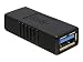Produktbild DeLock 2X Adapter USB 3.0-A Buchse/Buchse