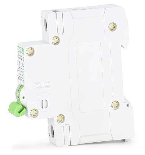 12V-110V Dc Miniature Circuit Breaker, 20 Amp 1 Pole Battery Breaker Protector For Solar Pv System And Rv, Thermal Magnetic Trip, Din-Rail/Surface Mount, Chtaixi Dc Disconnect Switch B20 #TOP1