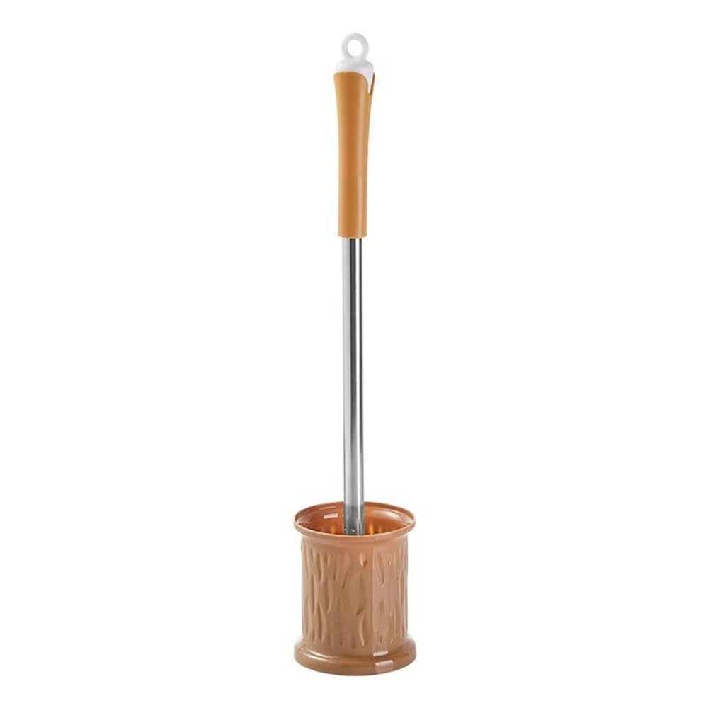 Scrubber Toolet Silicone Toilet Brush No Dead Angle Cleaning Household Bathroom Multi-purpose Kit Bathroom Deep Clean(Yellow)