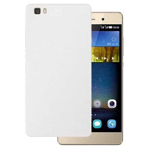 OAGELIM Funda Compatible con Huawei P8 Lite 2015 Case Antigolpes con Cubierta Protectora Flexible de TPU Suave y Resistencia a Arañazos con Protección (Blanco)