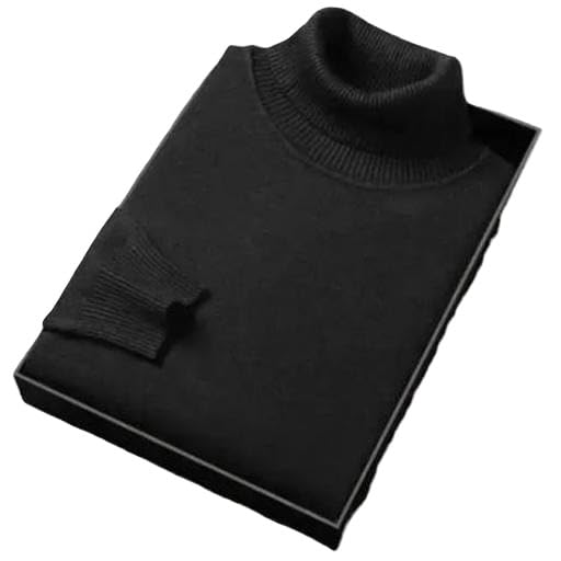 Men Highneck Wool Sweater Winter Knitted Pullover Long Sleeve Casual Warm Solid Fit Apparel-picture-51