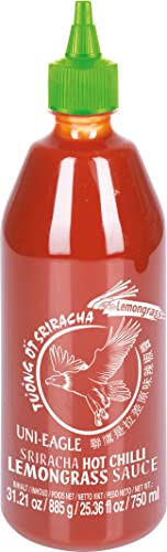 UNI-EAGLE Chilisauce, Sriracha, hot, lemongrass, 885 g / 750 ml