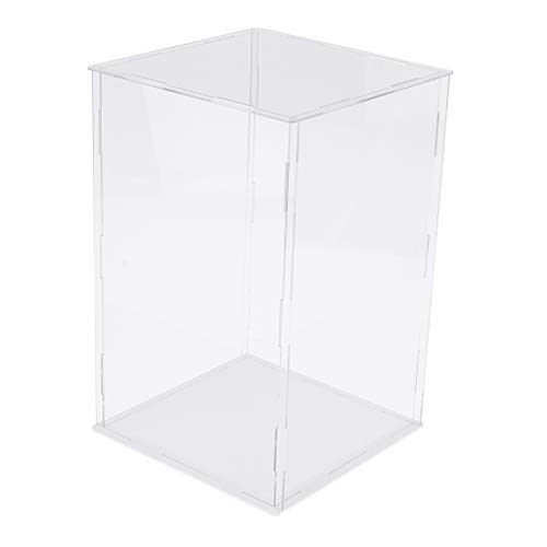 Preisvergleich Produktbild Homyl Staubdichte Acryl Vitrine Display Case Schaukasten für Automodell, Action-Figur, Puppenmodell 15x15x25cm