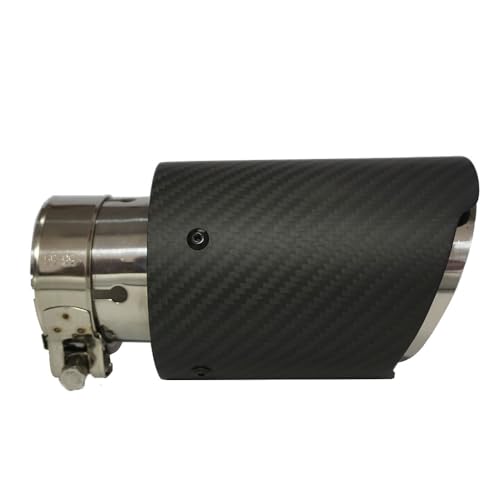 Échappement voiture en carbone mat de prestige pour look sportif haut de gamme