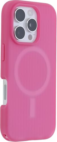Image of OtterBox iPhone 16 Pro - Symmetry Soft Touch Magsafe Case - Foxberry Pink | 3X Military Drop Protection - Slim - Pocket-Friendly - Raised Edges - Anchor points - Enhanced Grip - Non-Retail Packaging