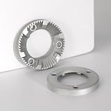 URPIZY Schleifscheibe 40 mm Durchmesser für Kaffeemühlen, Metallmesser Set mit Ober- und Unterscheibe, für Kaffeebohnenmahlern