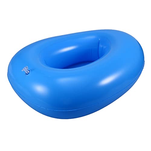 iplusmile Orinal Inflable Azul Inflable Para Personas Mayores Postradas Cama Uso Hospitalario