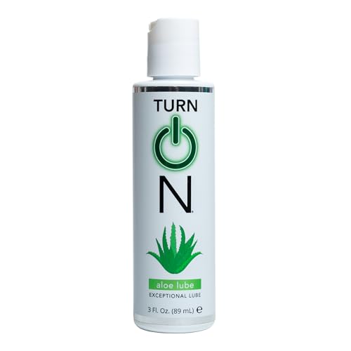 Turn On Aloe-Based Personal Lubricant | Hydrating Lube for Sensitive Skin Silky Smooth & Non-Sticky 3 fl oz