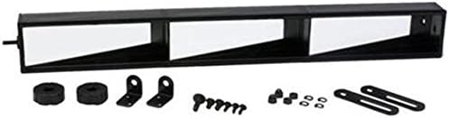 Speedway Motors 3-Panel Racing Wide Angle Rear View Mirror 20 Inch Wide Increases Visibility Over 300 Percent Includes Adjustable Roll Cage Mounting Brackets