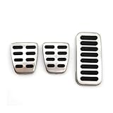 Car Pedal Covers for Hyundai for Creta for Cantus 2015 2016 2017 2018 2019 2020 2021 2022 Car Fuel Brake Rest Foot Pedals Auto Pedal Cover Non-Slip Pedal Car Pedals(1pcs)