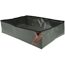 JTLB Portable Cat Travel Litter Box Waterproofing Foldable Litter Box Cat Collapsible Toilet for Hotels Camping Outdoor Activities OD Green Large
