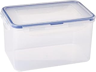 Lock & Lock HPL818 Rectangular Storage Container - Clear/Blue, 1.9 L