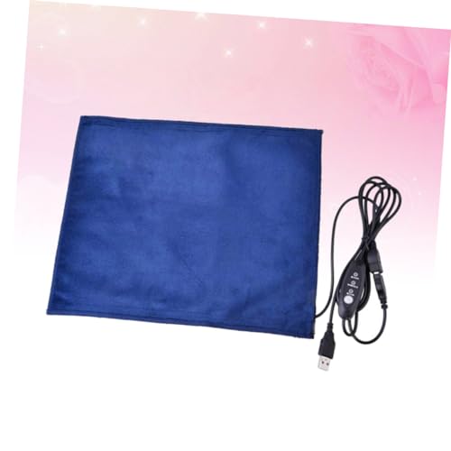 Alfombrilla calefactora para mascotas Happyyami azul miniatura 3