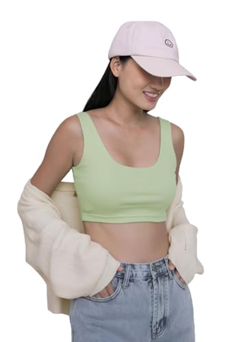 Image of Ben Martin Women's Cotton Stretchable Square Neck Sleeveless Tank Top