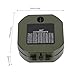 POENVFPO Multifunctional Geological Compass, Water Proof Compass with Luminous Display, Magnetic Declination Adjuster, Case for Climbing, Biking