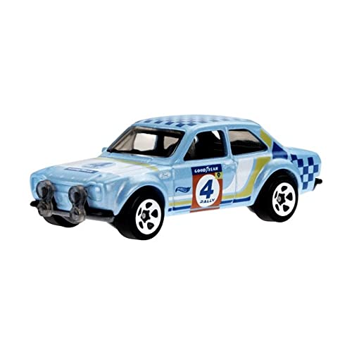 Hot Wheels – ´70 Ford Escort RS1600 – Rally Champs 5/5 – HCV30 – Short Card – Good Year – Hellblau – Mattel 2022