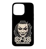 Custodia per iPhone 15 Pro Max SCP Foundation SCP-035 Maschera Possessiva Keter Anomalia