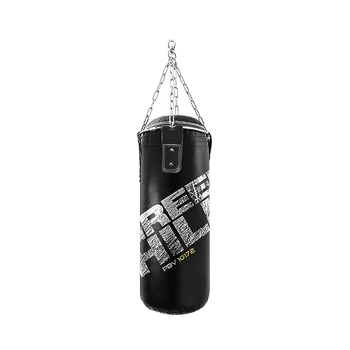 Green Hill Sacco Da Boxe Vinile Pugilato Pieno Boxing Punching Bag Saccone Pieno (Nero, 122cm x 42cm...
