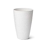 LA JOLIE MUSE Tall White Planter for Outdoor Plants,20 Inch Indoor Tree Planter, Modern Flower Pot C