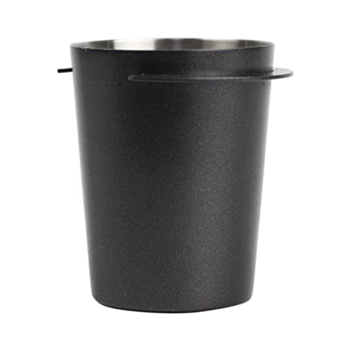 #N/A Regenerierbarer Kaffeestaubbehälter für 58 Mm Kaffeemühlen Manipulator, Schwarz